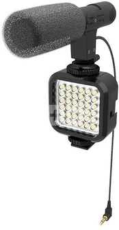 Digipower Light & Microphone 2PC Video Blogging