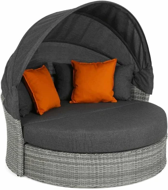 Sodo sofa Sydney, Light Pilkas / Pilkas Melange