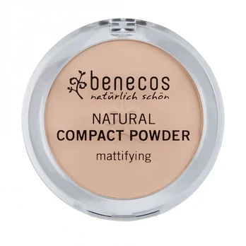 BENECOS NATURAL MATTIFYING kompaktinė pudra, 9 g Fair