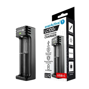 BATTERIES CHARGER LI-IO N USB-C LC100C