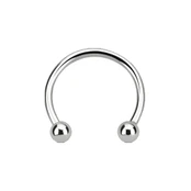 Septum titaninis auskaras pasagos formos, 8 mm