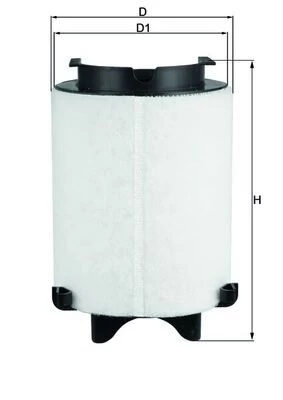 Oro filtras MAHLE LX 1566/1
