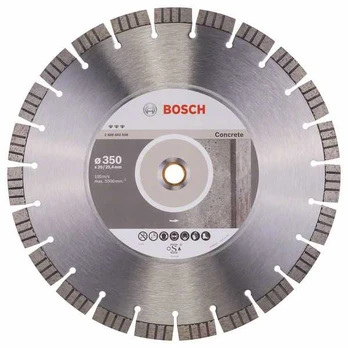 Deimantinis pjovimo diskas Bosch BEST FOR CONCRETE; 350 mm