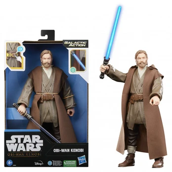 Hasbro Star Wars Galactic Action Obi-Wan Kenobi, Interactive Toys, Action Figures, 4 yr(s), Multicolour, Plastic