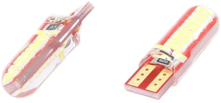 Other 12 V LED lemputė T10-4014-24SMD balta silikoninė (be ECE)