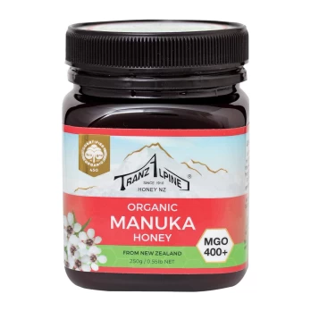 Manuka medus 400+ MGO, ekologiškas