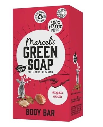Marcel's Green Soap Argan & Oudh Dušo muilas 150g