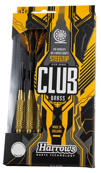 Darts strėlytės steeltip HARROWS CLUB BRASS, 21gR
