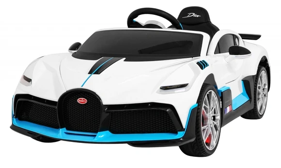 Elektromobilis Bugatti Divo, baltas