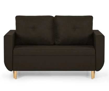 DORO dvivietė sofa su miegojimo funkcija, ruda
