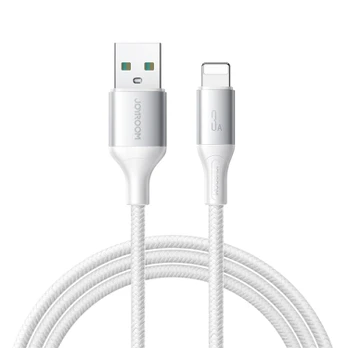 „Joyroom S-A28 Flash Series 3A USB-A“ – „Lightning“ laidas, 2 m, baltas