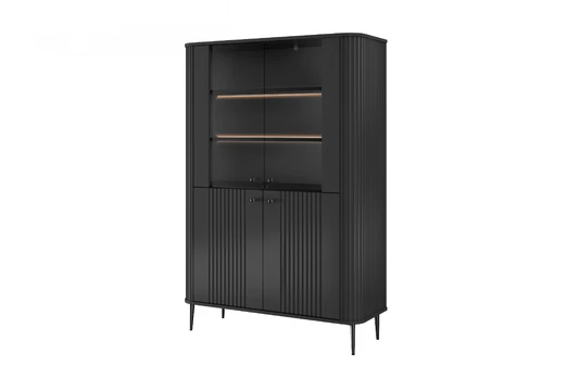 Vitrine Vesper - Black / Black Legs
