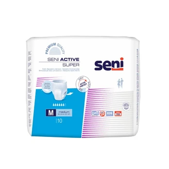Sauskelnės Seni Active Super, Medium, 10 vnt.