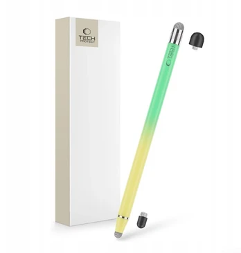 Tech-protect usp100 4-tip touch stylus pen yellow/žalias