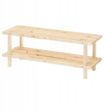 Ikea Boviksön Batų lentyna, pušis, 79 cm