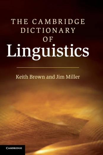 Cambridge Dictionary of Linguistics