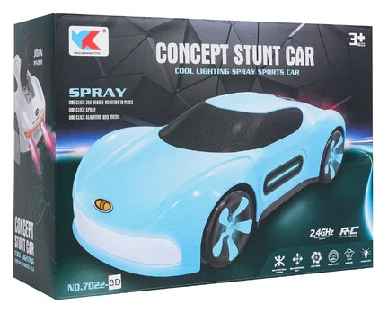 Vehicle with Smoke Function Controlled by Remote Control and Watch Blue