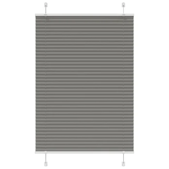 Plisuotas roletas antracitas 90x150 cm audinio plotis 89,4 cm
