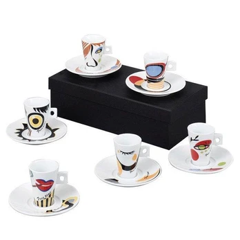 FACES espresso set, 12 pieces, ZELLER