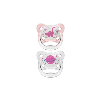 Dr. Brown's Prevent Nocturne pacifier Rožinė T/2 6-18M