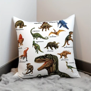 Dinozaurų pagalvės užvalkalas