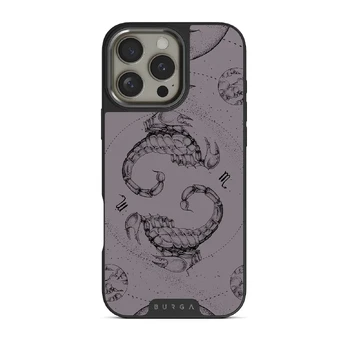 Scorpio - iPhone 16 Pro Max Case, Elite Dark (MagSafe) / Gunmetal / Purple