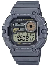 Laikrodis MĘSKI CASIO Digital Moonphase WS-1700H-8AV + BOX kaina