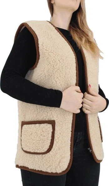 Liemenė unisex, smėlio spalvos