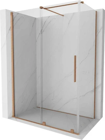 Dušo kabina Mexen Velar, Brushed copper, 160 x 90 cm
