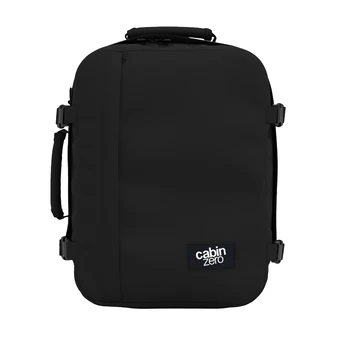 CabinZero Classic 28 l Absolute Black Rankinis bagažas kuprinė