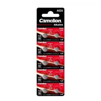 Camelion AG5/LR754/393/193 šarminės baterijos 10 vnt.
