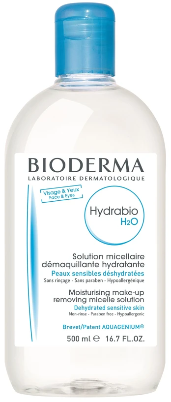 Makiažo valiklis Bioderma Hydrabio H2O, 500 ml