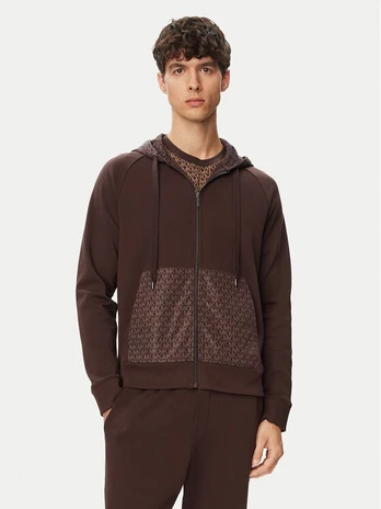 MICHAEL Michael Kors Džemperis CF552Q55MF Tamsiai ruda Regular Fit