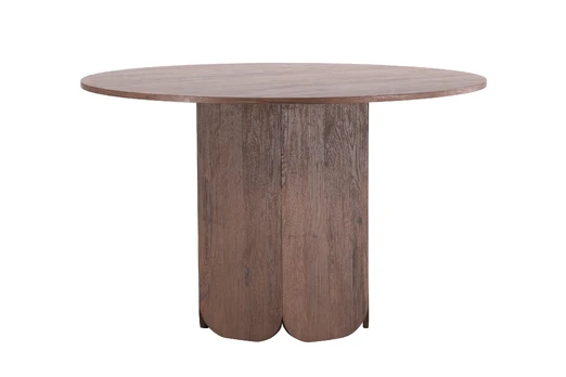 Tekla Round Dining Table ø120x75 cm - MDF with Mocca 3D Paper