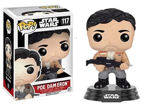POP Vinyl STAR-WARS POE DAMERON RESISTANCE BOBBLE POP
