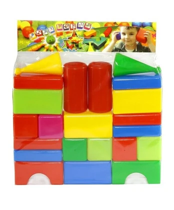 Plastikiniai kubeliai, 22 dalys, 8209 5104