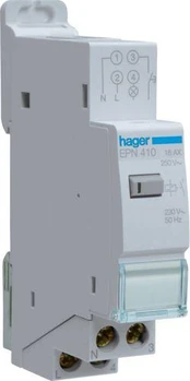 Hager Impulse Relay 16A 230V AC 1NC (EPN410)