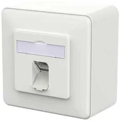 METZ CONNECT Anschlussdose E-DAT C6A LSA++ 1 Port AP verkehrswei