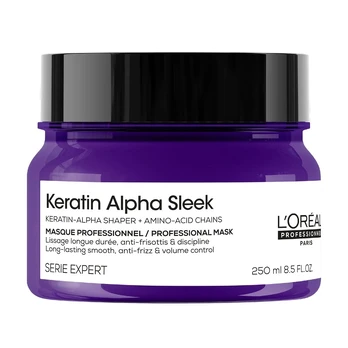 L'Oreal KERATIN ALPHA SLEEK mascarilla 250 ml