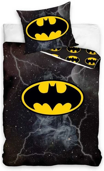 MCU Batman Sengetøj 140 x 200, 100 procent bomuld