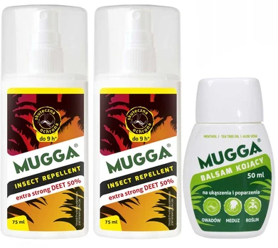 Rinkinys 2x spray 50% + balsam Mugga