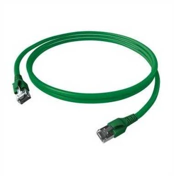 „EasyLan FlexBoot“ Cat.6A jungiamasis kabelis, S/FTP, žalias, 0,5 m
