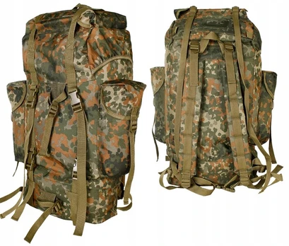 Karinė kuprinė Mil-Tec 65 L, Flecktarn