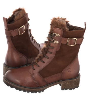 Tamaris Brązowe 1-26212-27 305 Cognac (TM361-a) batai