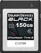 DELKIN CFEXPRESS BLACK R1725/W1530 150GB kaina