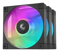 Deepcool R-FD12-BKAPN3-G ARGB-3 IN 1 Performance 120mm Fan Black 3-Pack kaina