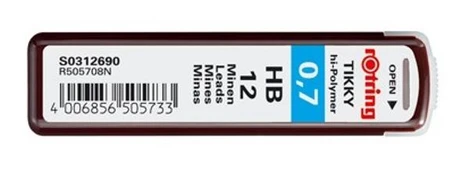 Rotring GRAPHITE TO OLOWK 0,7 HB ROT PUD