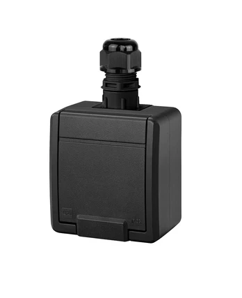 Kištukinis lizdas ELEKTRO-PLAST AQUANT, IP65
