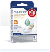 Pic Solution Pic Aquabloc Atsparus vandeniui Plasters Medium 20 Units kaina