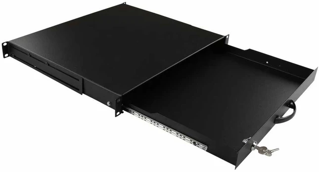 Maršrutizatorius Lanview 1U 19" KEYBOARD, GENERAL USE, LOCKABLE DRAWER MODULE